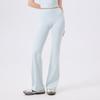 High-Waisted Butt-Lifting Yoga Leggings With Deep V Waistband Stretchy Flared Fitness Pants Women