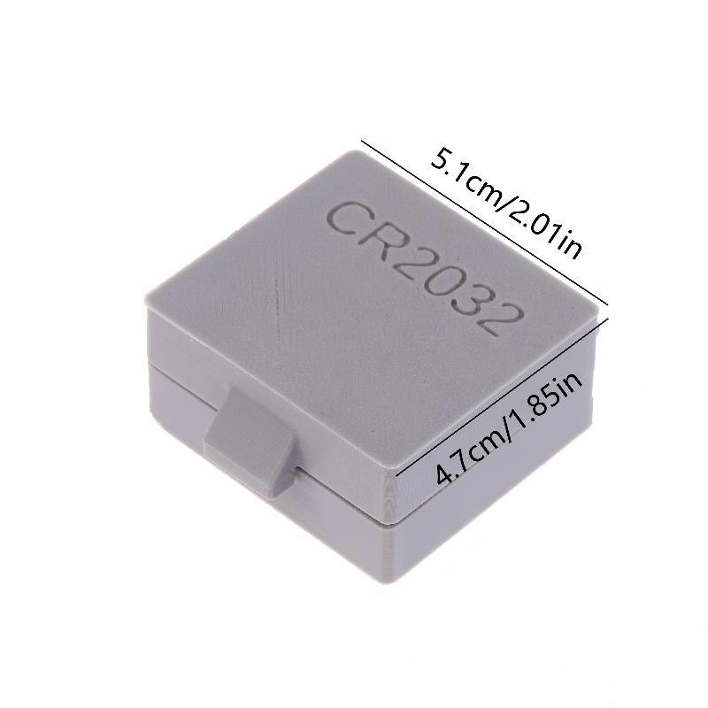 Coin Cell Battery Storage Case Small Battery Organizer Portable Batteries Protective Holder 20-Hole CR2032 Battery Box