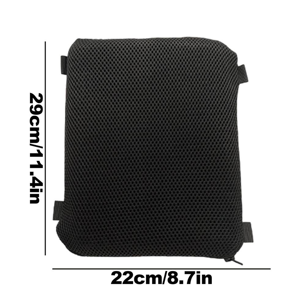Comfortable Motorcycle Seat Shock Absorption Pad 3D Honeycomb Structure Cushion Breathable Seat Pad Ridding Cycling Accessories