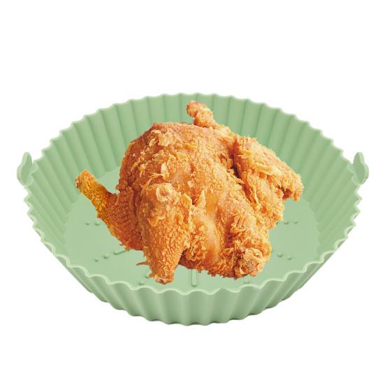 Silikon-Backformen, umweltfreundlich, lebensmittelecht, antihaftbeschichtet, multifunktional, hohe Temperaturbeständigkeit, für die Mikrowelle geeignet, wiederverwendbar, runde Backform