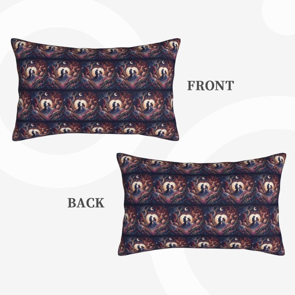 Jareth And Sarah's Alternate Labyrinth Ending Rectangle Pillowcase Cushion Cover Decorative Bedroom Home Comfort Throw Pillow