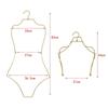 Body Shape Lingerie Hanging Rack Foldable Bikini Display Hanger  Cloakroom Shops Wardrobe