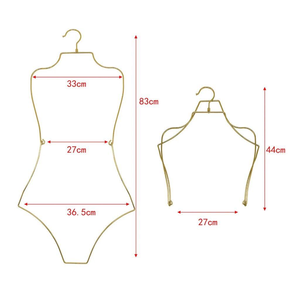 Body Shape Lingerie Hanging Rack Foldable Bikini Display Hanger  Cloakroom Shops Wardrobe