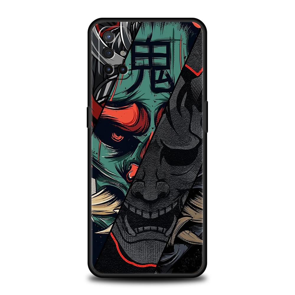 

Phone Case For OnePlus 13 12 11 10 9 Pro 9T 13R 12R 10R 9R 9RT 10T 8T 8 Nord 2T CE 2 3 5G N30 Cover Samurai Hannya Mask Ghost Oneplus 13