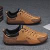 Men's shoes autumn one-pedal leather casual board shoes men's dad driving shoes sports trendy shoes