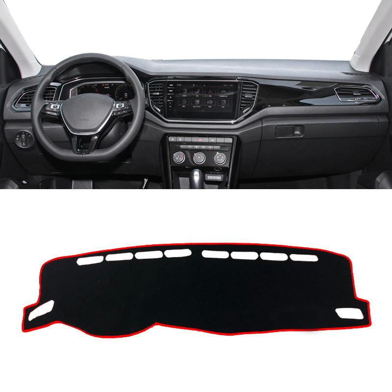 For Volkswagen VW T-ROC T ROC TROC 2018-   Car Dashboard Cover Mat Auto Dash Board Sun Shade Pad Carpets Accessories