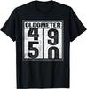50Th Birthday Funny Gift Men Women Oldometer 49-50 Shirts Gifts Unisex T-Shirt