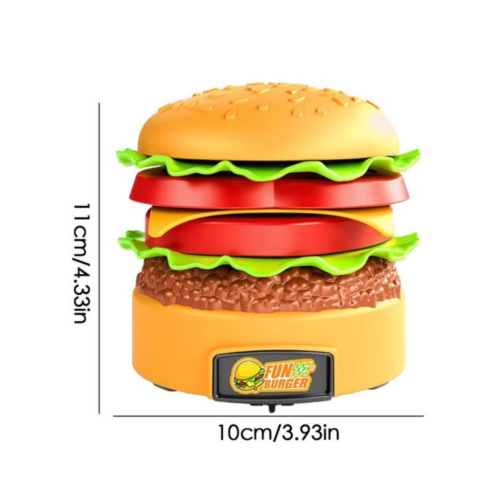 Freely Matched Remote Control Hamburger 360 Degree Rotating Kids Electric Car Toys  Vehicle Toy