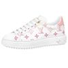 Louis Vuitton Time Out Sneakers 'White With Pink Monogram' Women's 1AAEG2