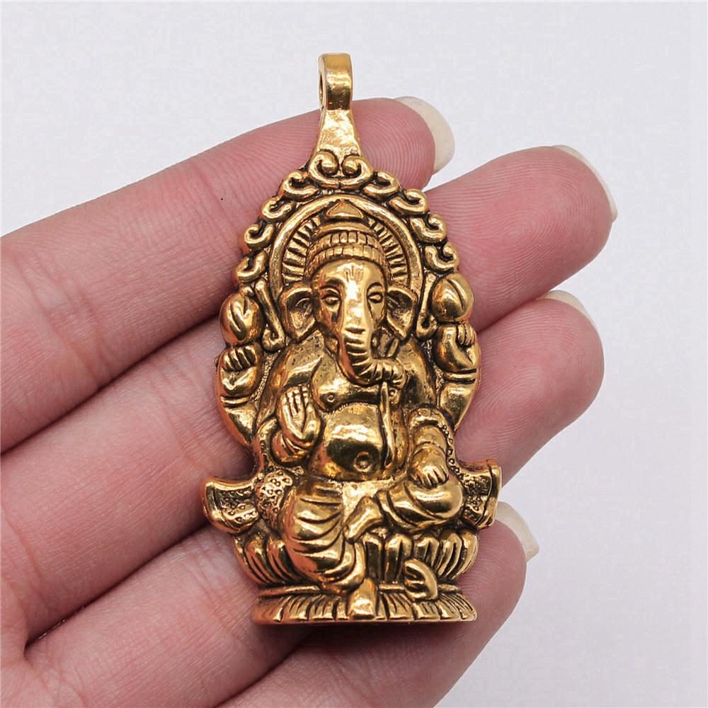 Charms Elephant God Pendants Kids' Jewelry Materials QC049