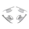 Car Decoration Door Bowl Handle Cover For Kia Sorento MQ4 - Carbon Fiber Chrome Silver Cars Accessories Exterior Styling