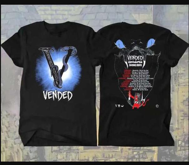 Vended With Omerta And Hazing Over Fall Tour 2021 Graphic T-shirt, size S-4XL