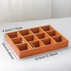 12-Compartment Wooden Organizer for Home Office Accessories 13.2x9.4x1.8inch