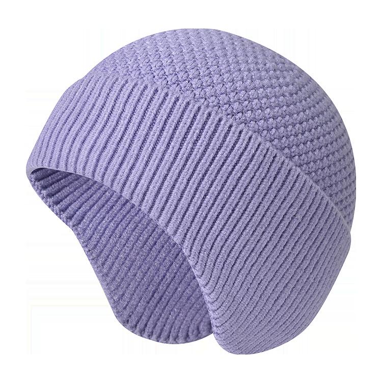 Thick Knit Wool Beanie: Winter Warm, Cold-Proof, Windproof, Ear Protection Hat for Men & Women
