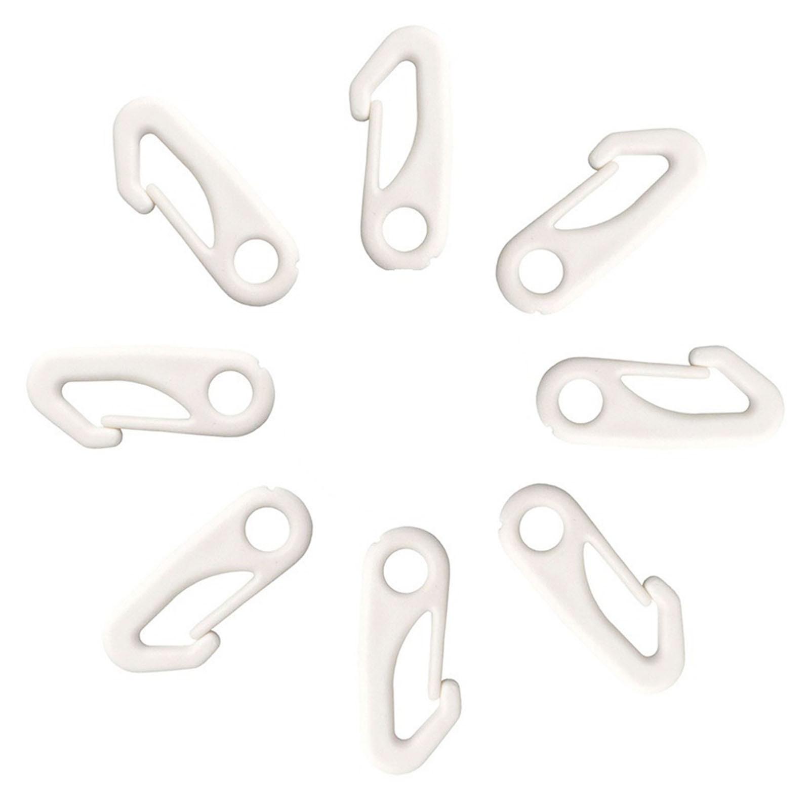 Пластиковый нейлоновый крюк на открытом воздухе аксессуары для флагштока белая пряжка — фото 3