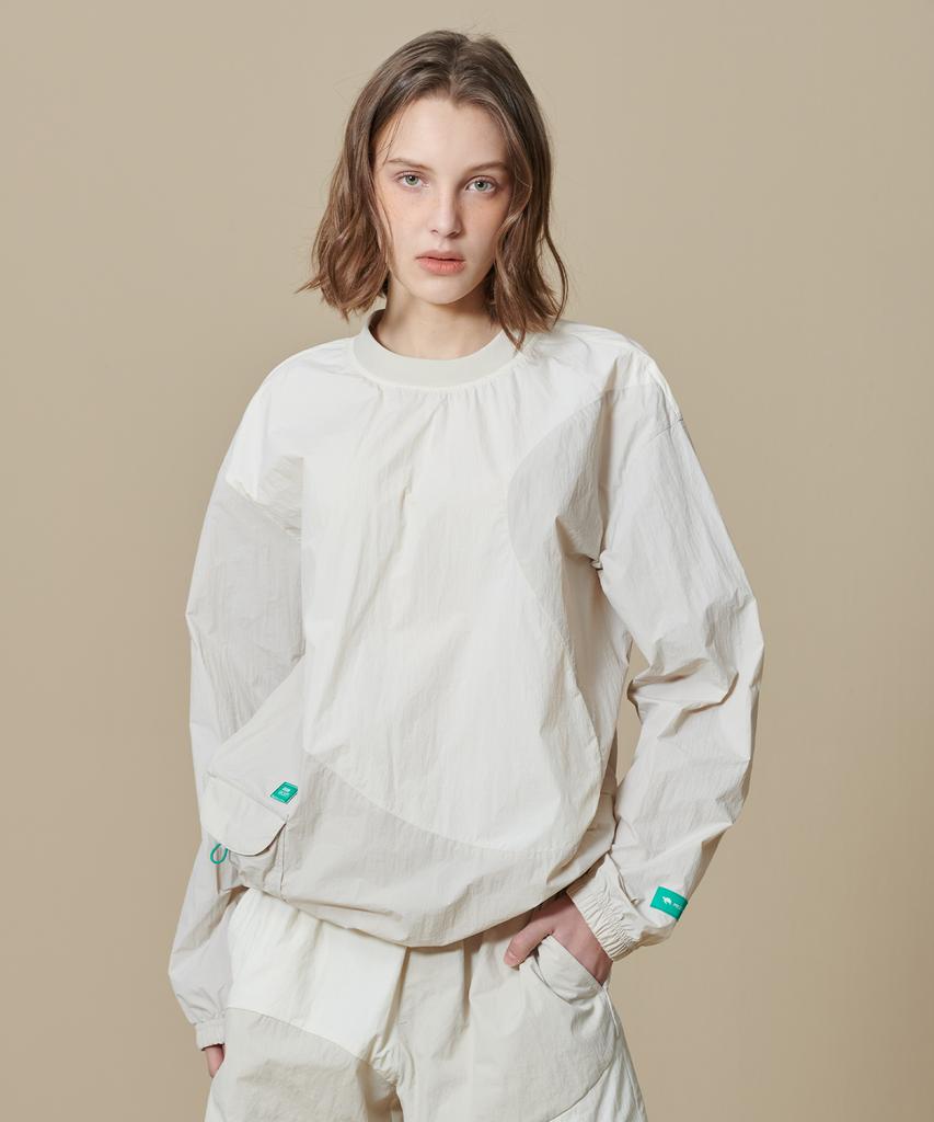 Bbc Earth Lightweight Woven Earth Sweatshirt_Ivory