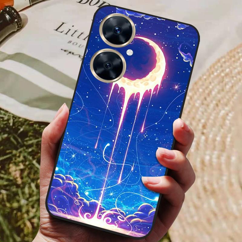 Für Huawei Nova 11i Hülle Nova11i 11 i Schwarzer Wolf Weiche TPU Silikon Rückseite Für Huawei Nova 11i MAO-LX9 Handyhülle Funda Coque