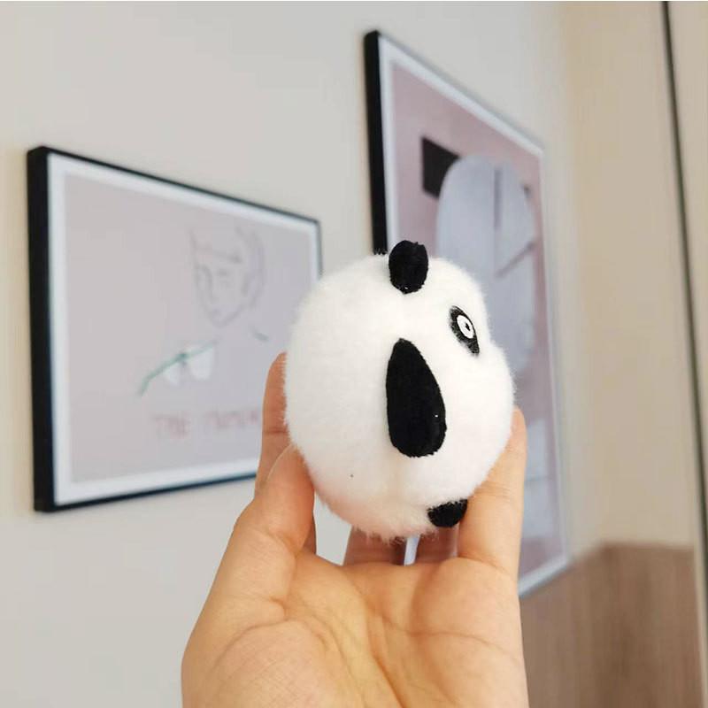 Soft Pp Cotton Filled Panda Plush Doll Keychain Backpack Decoration