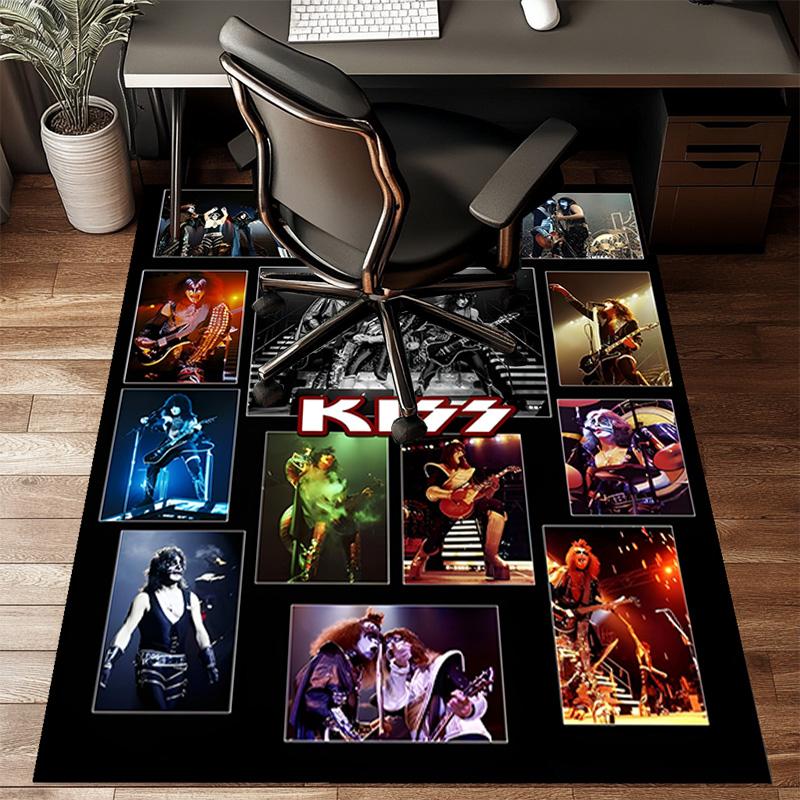1PC Kiss Music Carpet Floor mat, Anti-slip mat Chair rug For livingroom,Bedroom, doormat home decor Gift Christmas Gifts