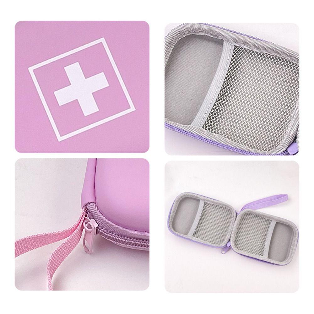 Shockproof Travel Emergency Bag Large Capacity Portable Storage Pouch Pill Pocket  Vitamins