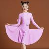 Children'S Latin Dance Practice Suit Girl's Latin Dance Performance Suspender Skirt Ballroom Practice Dancing Dress Latin