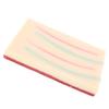 Suture Pad 3 Layers Reusable Silicone Realistic Suturing Practice Pad for Student Training