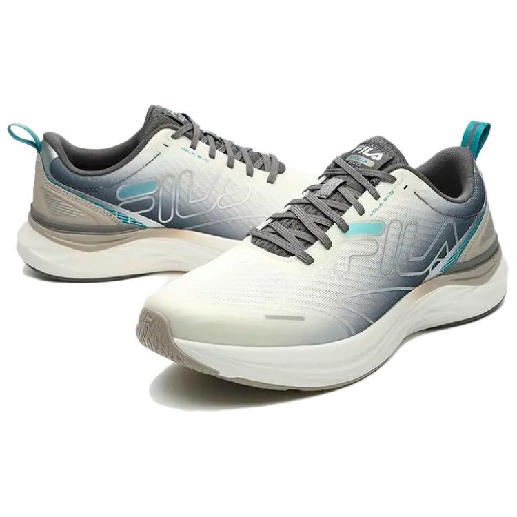 Fila Vola Evo Casual Breathable Lightweight Low-Top Running Shoes Men Sneaker White Gray A12M331116FSG