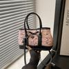 New Bow Shoulder Bag Large Capacity Multi-functional Crossbody Bag Casual Adjustable Strap Bucket Bag Women