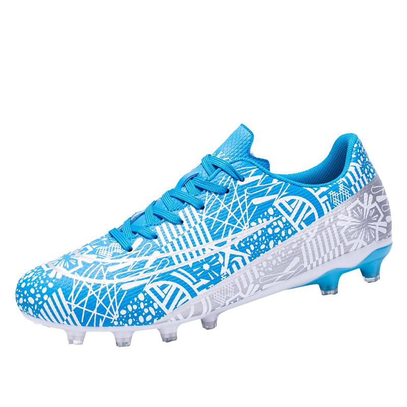 

Comfortable breathable New Men Football Boots Match Ultralight Long Spikes Soccer Shoes Cleats Training Drop Shipping Breathable 32