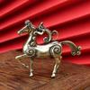Metal Horse Figurine, Solid Desktop Decorative Craft, Antique Bronze Miniature Model Of The Twelve Zodiac Animals.