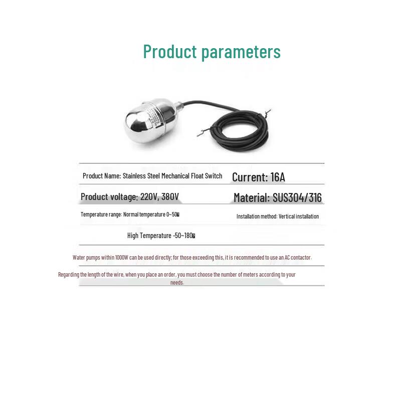 Stainless Steel Float Switch