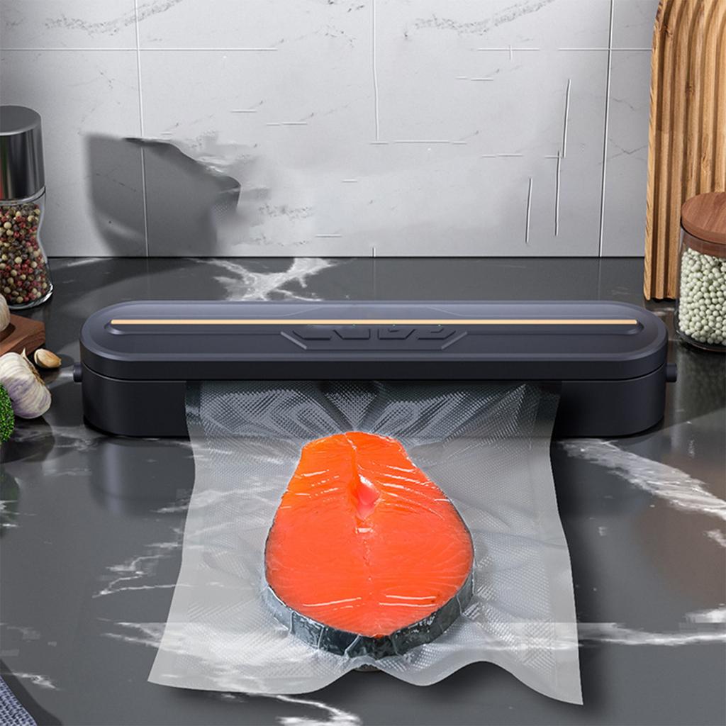 Vacuum sealer household vacuum packaging machine fully automatic food preservation small plastic sealing machine