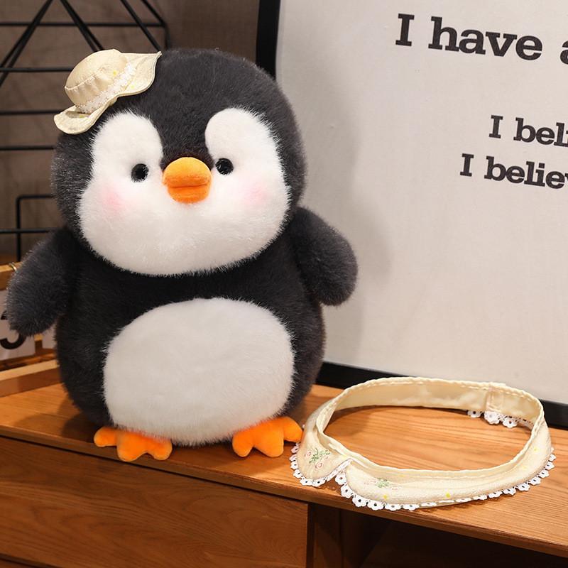 Penguin Plush Toy Cute Cartoon Girl Child Time Accompany Birthday Gift Holiday