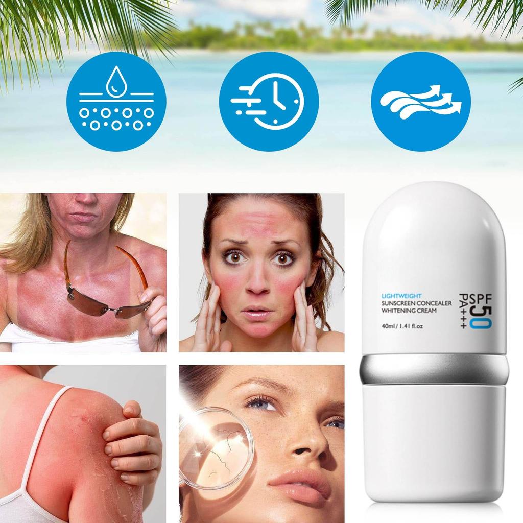 Sunscreen SPF50+PA Sunscreen Lotion Facial Care Sunscreen Isolation Cream40ml
