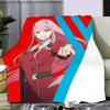 Sexy Girl ZERO TWO DARLING Printed Blanket Picnic Blankets Warm Blanket Soft and Comfortable Blanket Home Travel Birthday Gifts
