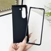 For Magsafe Magnetic Wireless Charging Phone Case for Samsung Galaxy Z Fold 6 5 4 3 Luxury Carbon Fiber Leather Protective Cover