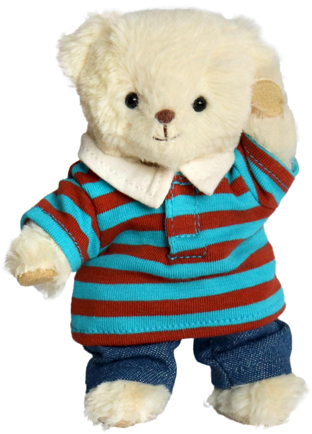 

Petit Luu Stylish Little Bear Summer Gift, 12cm, Size 4S (Rugby Shirt, Regular)