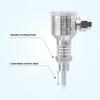 High Temperature Resistance Full Welding Stainless Steel Compact Temperature Transmitter PT100 Temperature Transducer