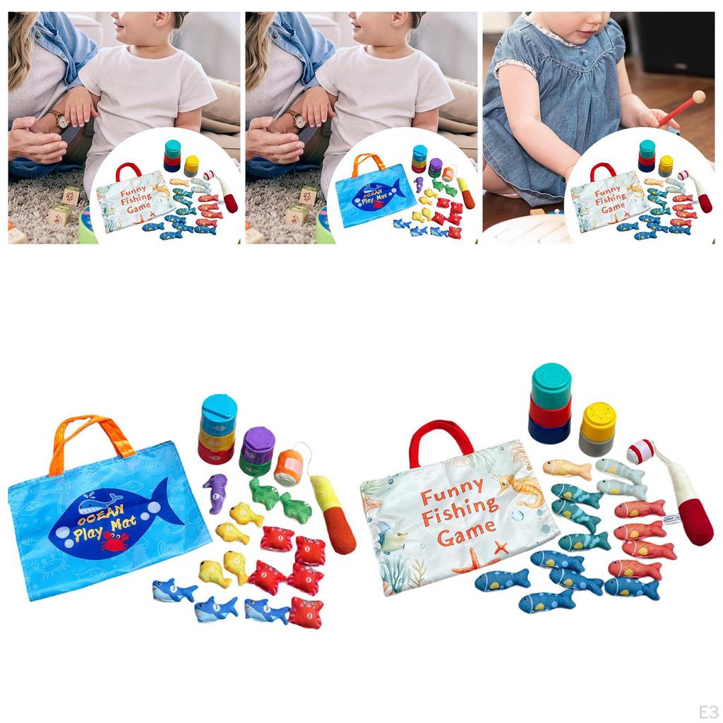 Covoraș de joacă pentru târât pentru copii de 1-3 ani, Joc de sortare a culorilor, Cadouri de ziua de naștere