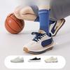 Men's Mid-calf Sports and Fitness Socks, Spring and Autumn Loop Sole Socks, Breathable and Sweat-absorbing Basketball and Running Cotton Socks