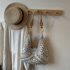 Large capacity woven bag women's 2025 new summer vacation straw bag versatile shoulder tote bag