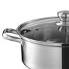 Dual Sided Stainless Steel Pot - Portable Induction Cookware for Home Cooking
