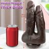 Realistic Double-Ended Dildo 9.84" – Flexible Liquid Silicone, Strong Suction Cup, Hands-Free Vaginal & Anal Toy for Women and Men