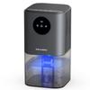 B221 Smart Home Dehumidifier 1.7L Large Capacity Dehumidifier Bathroom Basement Timing Dehumidifier with Colored Lights