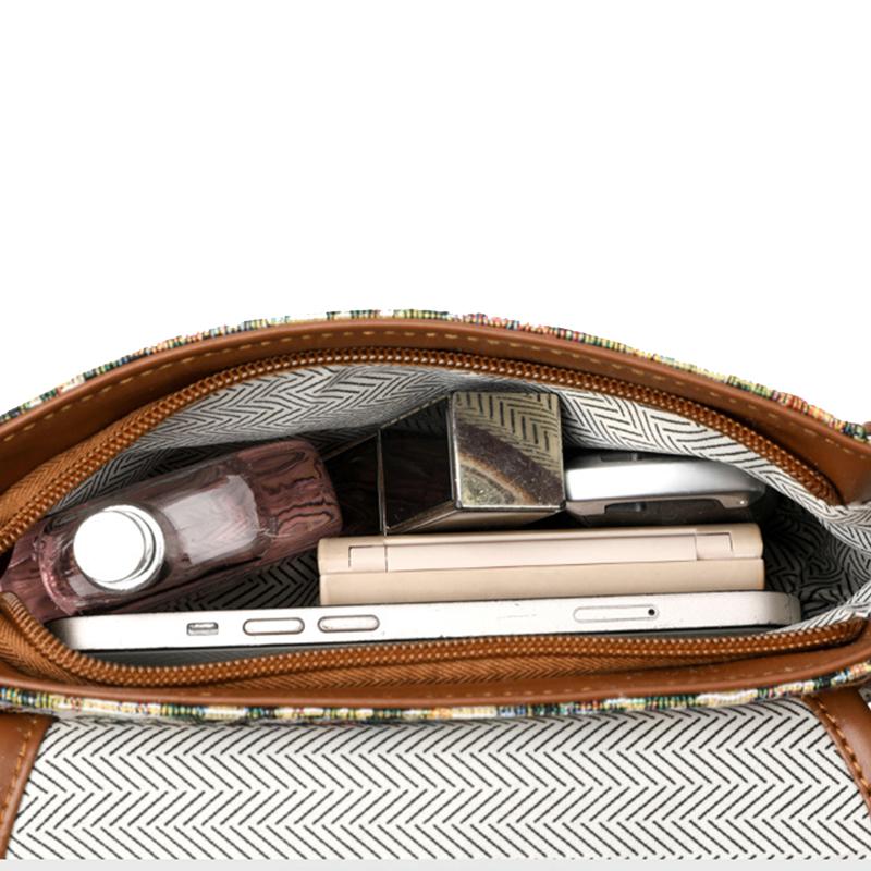 Yogodlns Hochwertige Damen Umhängetaschen Neue Retro Blumen Messenger Bags Damen Ein-Schulter Kleine Quadratische Taschen