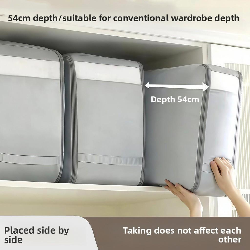 Cloth Storage Bag For Bedding And Clothes With Oxford Fabric For Home Closet Organization