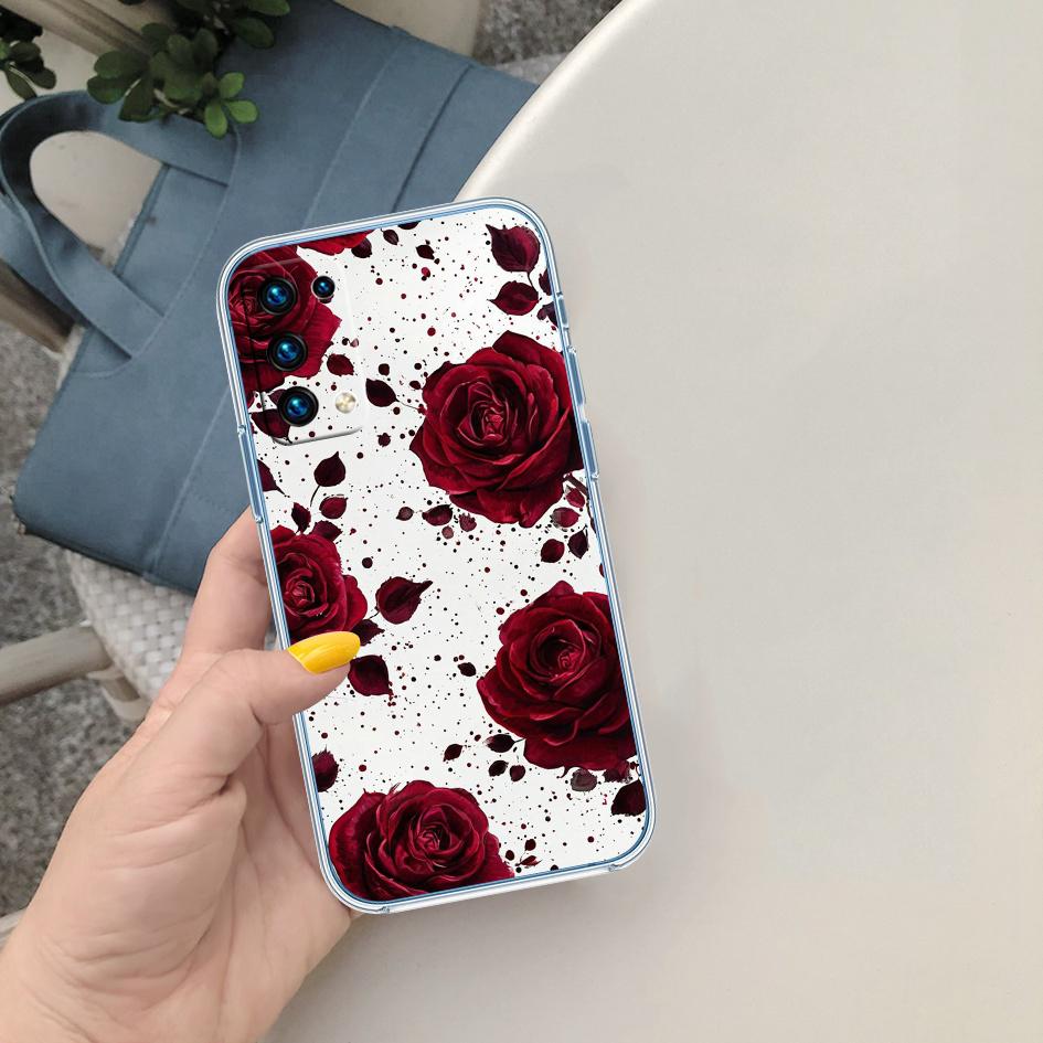 Beautiful Roses Flower Phone Case for LG K22 K30 K40 K40S K41 K42 K50 K50S K51 K51S K52 K61 K62 K71 K92 Q60 Q61 V40 V50 V60