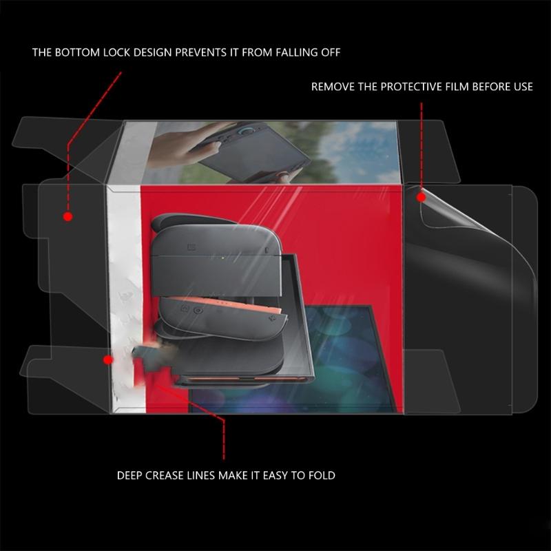 Game Console Dustproof Shell Scratchproof Display Case Transparent Box for NS2 Gaming Accessories Protective Case