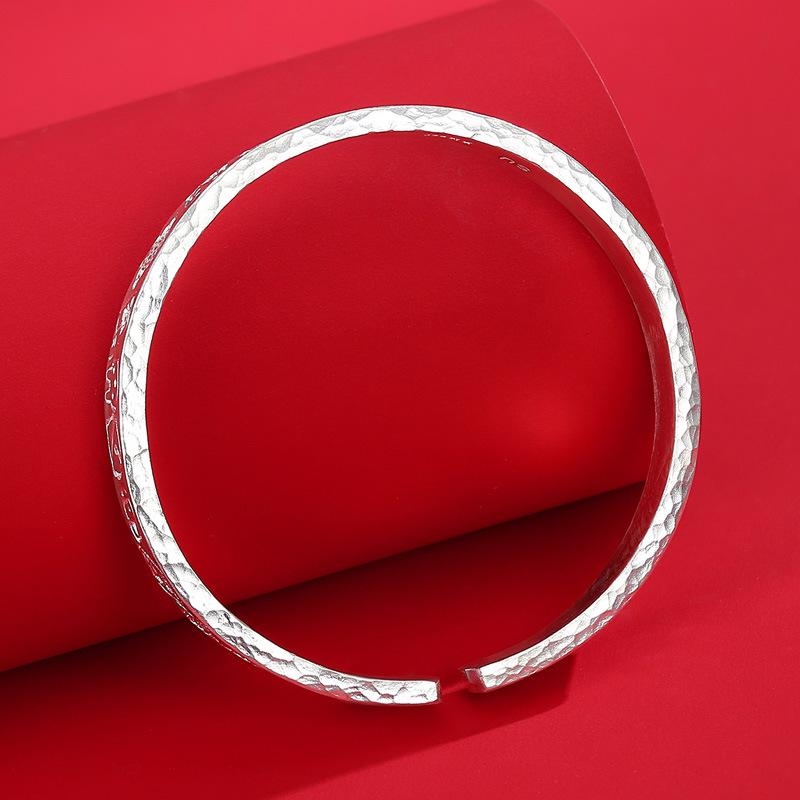Female New Chinese Hammer Pattern Lucky Words Bracelet