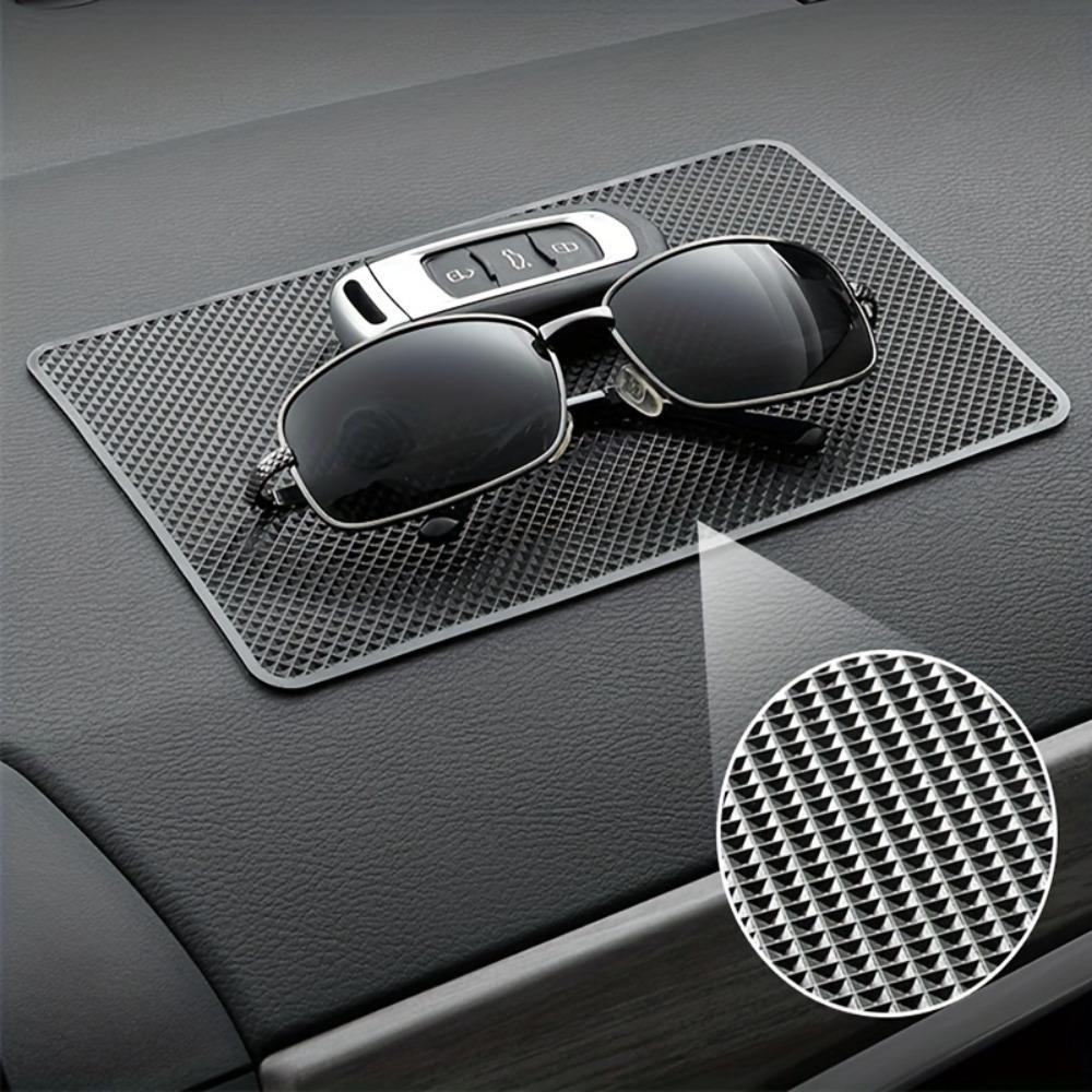 PVC Anti-Rutsch Armaturenbrett Haftmatte Rutschfestes Klebriges Pad für Telefon und Brille, Kompatibel mit den meisten Fahrzeugen, Autoinnenraumzubehör